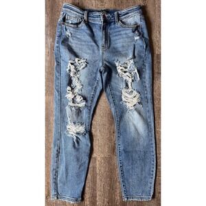Judy Blue Boyfriend fit destroyed jeans size 7/28‎